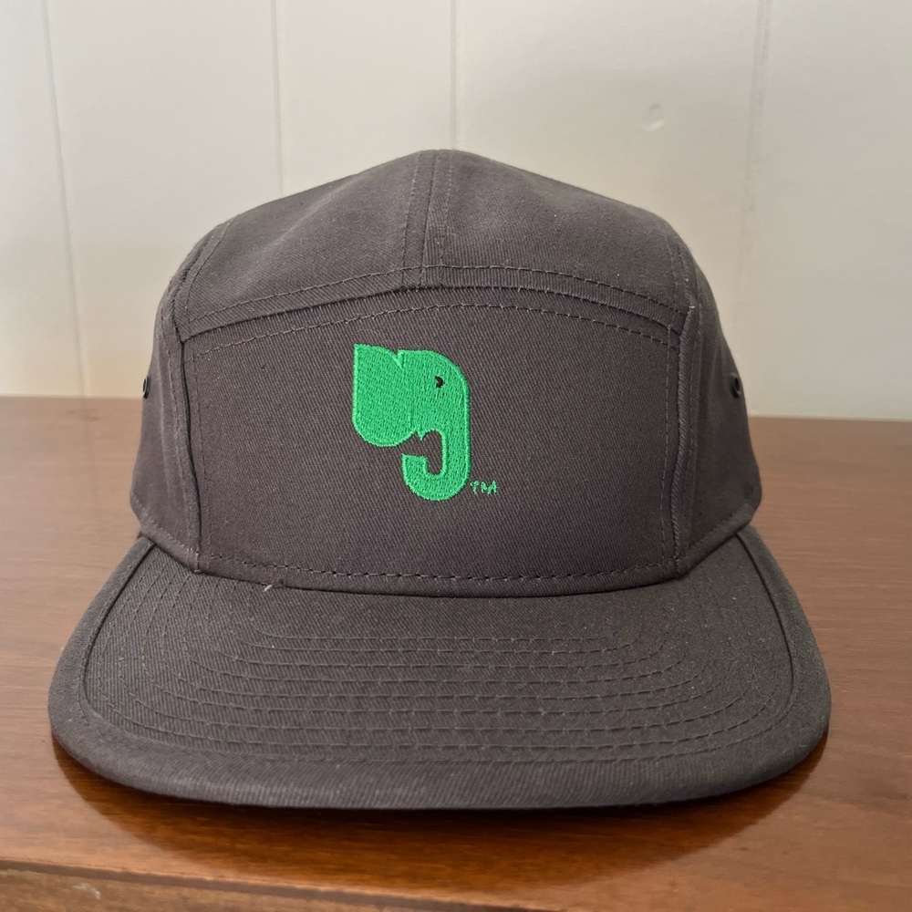 OTTO Dark Gray Cap with Green Detail